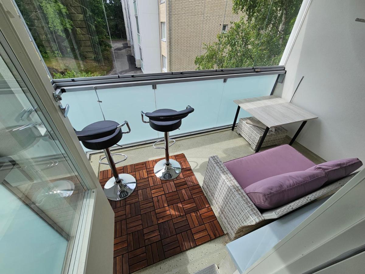 Tilava Kaksio, Saunalla Ja Saehkoeauton Latauksella. Tampere Extérieur photo
